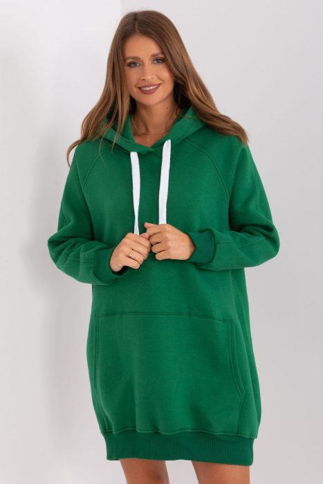 Bluza Damska Model EM-BL-704.99P Dark Green - Ex Moda