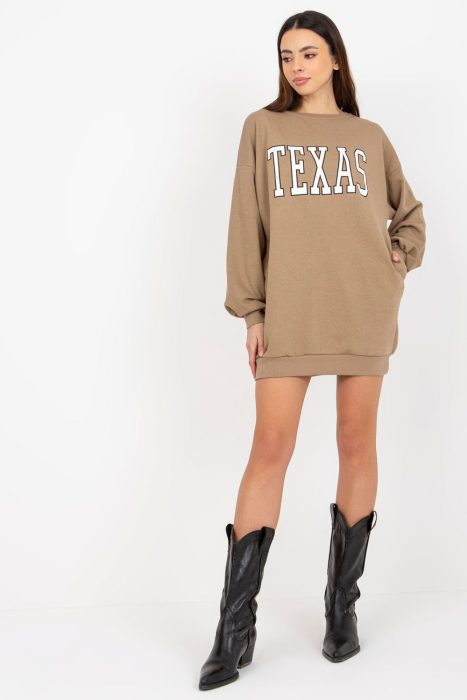 Bluza Damska Model EM-BL-U719.82P Dark Beige - Ex Moda