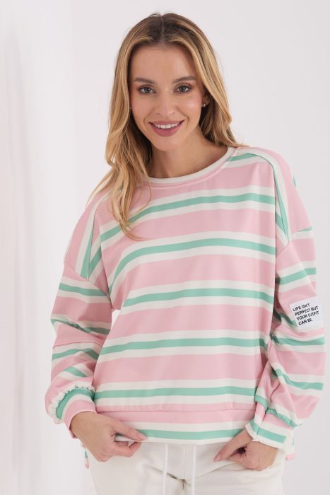 Bluza Damska Model IT-BL-9780-1.48 Light Pink - Italy Moda