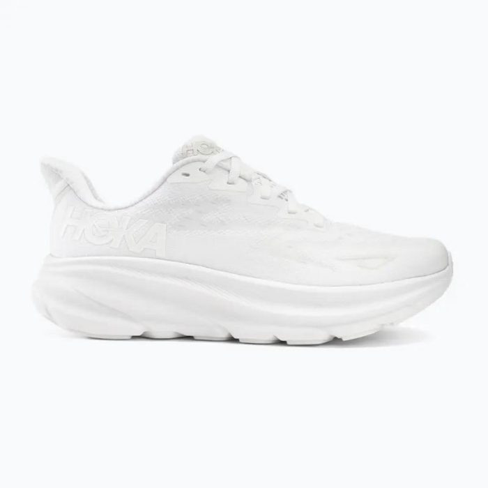 Hoka Clifton 9 Białe White - Sneakersy z siatki 1127896-WWH