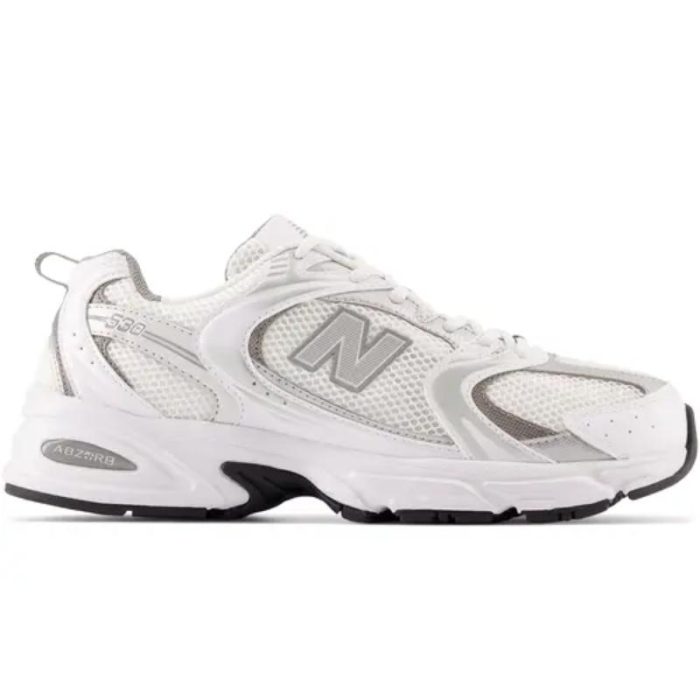 New Balance 530 MR530AD – Białe  Sneakersy z Siatki i Skóry z Amortyzacją ABZORB